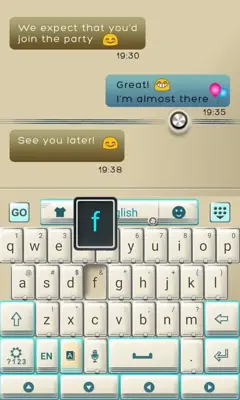 Big Buttons Keyboard android App screenshot 2