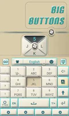 Big Buttons Keyboard android App screenshot 3